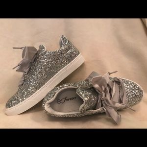 Forever Link | Shoes | Glitter Sneakers | Poshmark